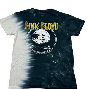 Pink Floyd In Quadrophonic Sound Logo Graphic Tie-Dye  T-Shirt Men's Size Small